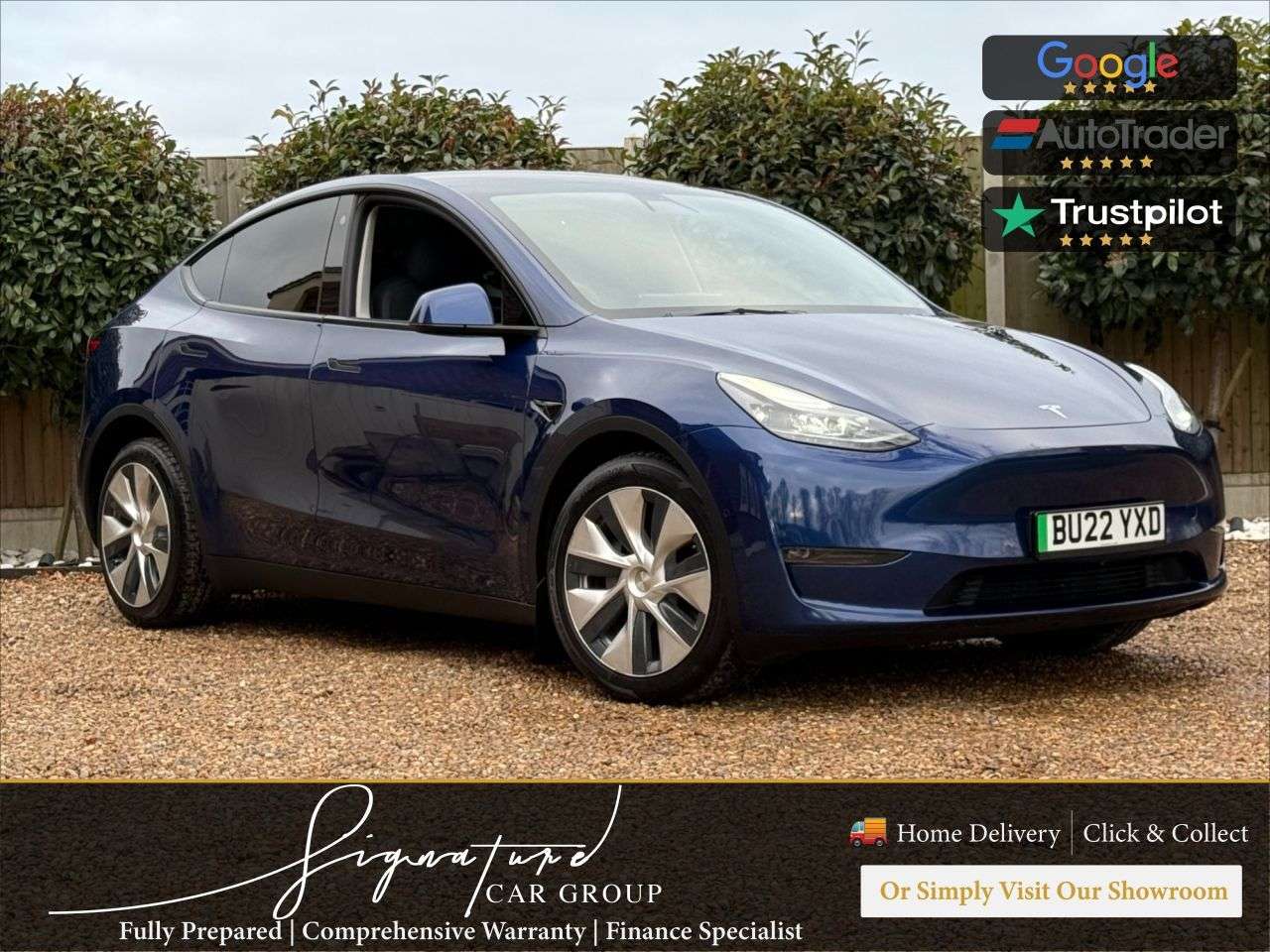 A 2022 TESLA MODEL Y (Dual Motor) Long Range SUV 5dr Electric Auto 4WDE (384 bhp) A 2022 TESLA MODEL Y (Dual Motor) Long Range SUV 5dr Electric Auto 4WDE (384 bhp)