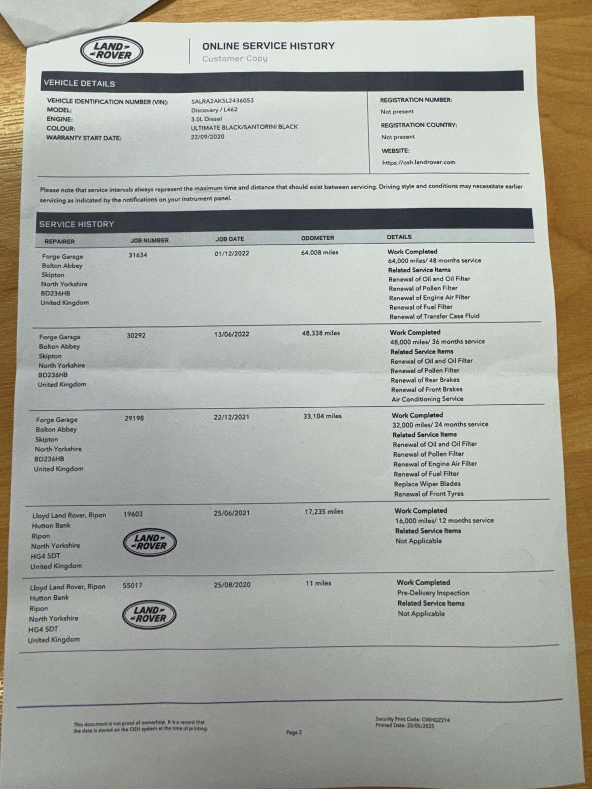 2020 LAND ROVER DISCOVERY 2020 LAND ROVER DISCOVERY