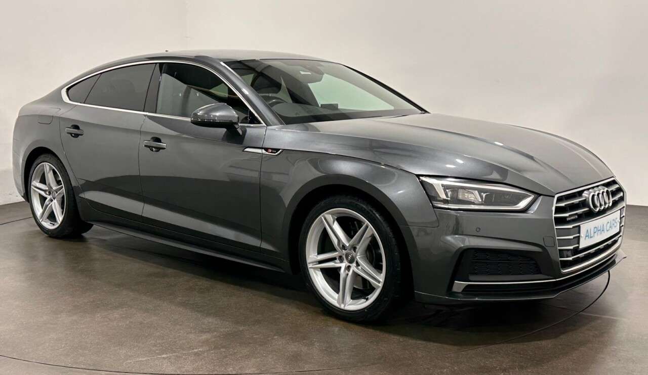 A 2018 AUDI A5 2.0 TFSI S line Sportback 5dr Petrol S Tronic quattro Euro 6 (s/s) (252 ps) A 2018 AUDI A5 2.0 TFSI S line Sportback 5dr Petrol S Tronic quattro Euro 6 (s/s) (252 ps)