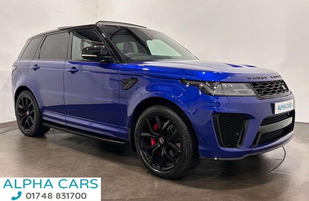 A 2019 LAND ROVER RANGE ROVER SPORT 5.0 P575 V8 SVR SUV 5dr Petrol Auto 4WD Euro 6 (s/s) (575 ps) Soft Close Do A 2019 LAND ROVER RANGE ROVER SPORT 5.0 P575 V8 SVR SUV 5dr Petrol Auto 4WD Euro 6 (s/s) (575 ps) Soft Close Do
