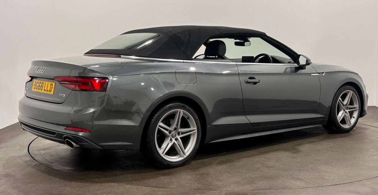 A 2018 AUDI A5 CABRIOLET 2.0 TFSI 40 S line Convertible 2dr Petrol S Tronic Euro 6 (s/s) (190 ps) He A 2018 AUDI A5 CABRIOLET 2.0 TFSI 40 S line Convertible 2dr Petrol S Tronic Euro 6 (s/s) (190 ps) He