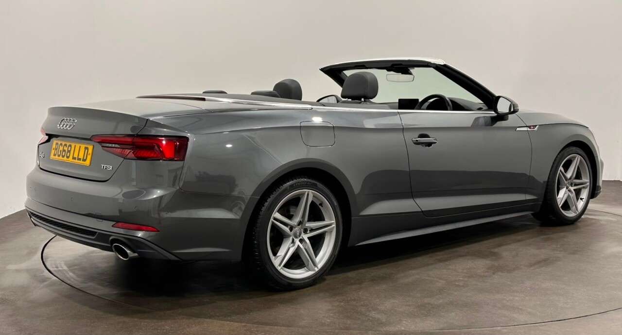 A 2018 AUDI A5 CABRIOLET 2.0 TFSI 40 S line Convertible 2dr Petrol S Tronic Euro 6 (s/s) (190 ps) He A 2018 AUDI A5 CABRIOLET 2.0 TFSI 40 S line Convertible 2dr Petrol S Tronic Euro 6 (s/s) (190 ps) He