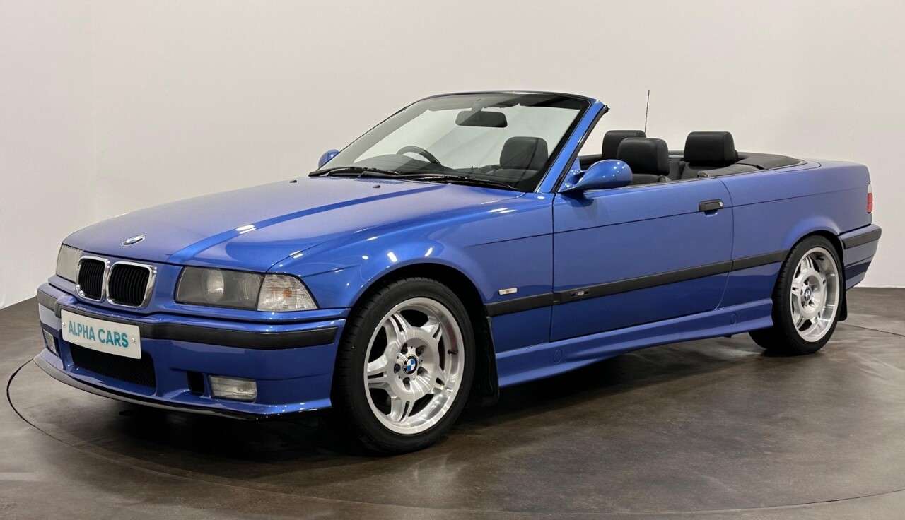 A 1998 BMW M3 3.2 Evolution Convertible 2dr Petrol Manual (270 g/km, 321 bhp) Estoril Blu A 1998 BMW M3 3.2 Evolution Convertible 2dr Petrol Manual (270 g/km, 321 bhp) Estoril Blu