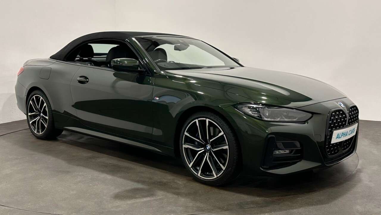 A 2021 BMW 4 SERIES 2.0 420i M Sport Convertible 2dr Petrol Auto Euro 6 (s/s) (184 ps) Full Ver A 2021 BMW 4 SERIES 2.0 420i M Sport Convertible 2dr Petrol Auto Euro 6 (s/s) (184 ps) Full Ver