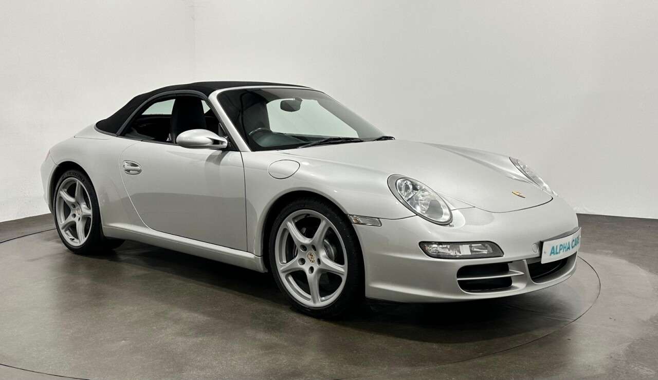 A 2005 PORSCHE 911 3.6 997 Carrera Cabriolet 2dr Petrol Manual (266 g/km, 325 bhp) Low Mileage A 2005 PORSCHE 911 3.6 997 Carrera Cabriolet 2dr Petrol Manual (266 g/km, 325 bhp) Low Mileage