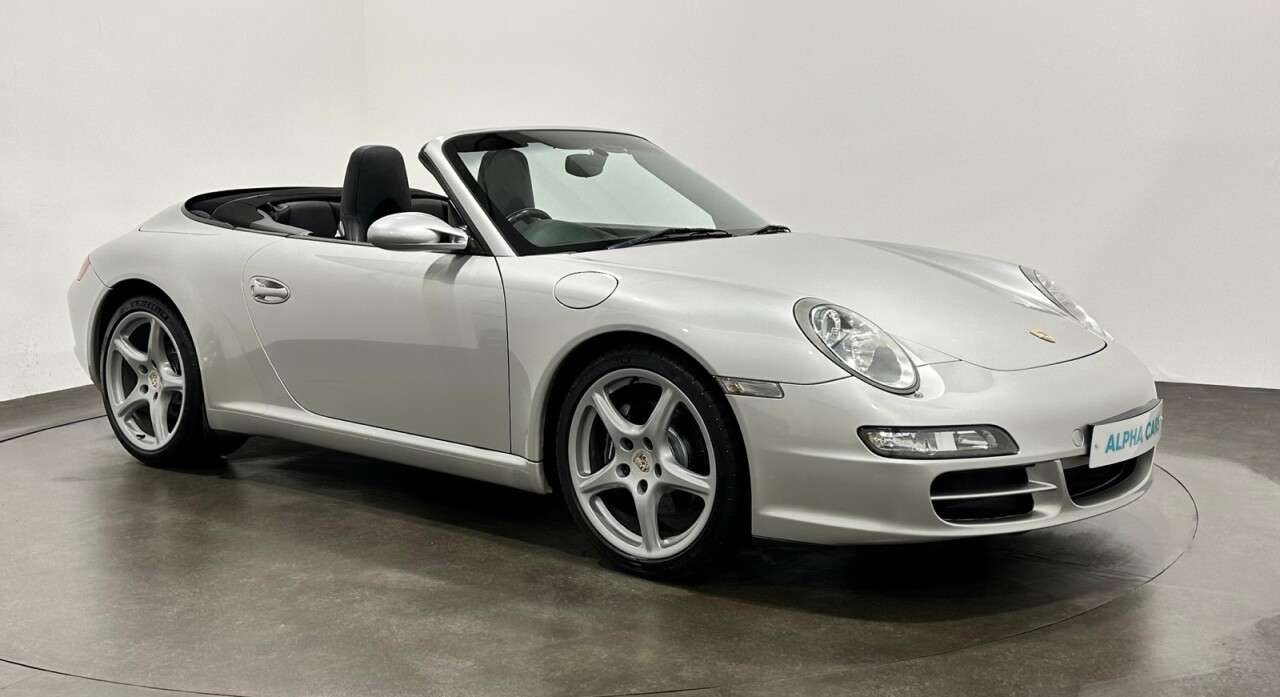 A 2005 PORSCHE 911 3.6 997 Carrera Cabriolet 2dr Petrol Manual (266 g/km, 325 bhp) Low Mileage A 2005 PORSCHE 911 3.6 997 Carrera Cabriolet 2dr Petrol Manual (266 g/km, 325 bhp) Low Mileage
