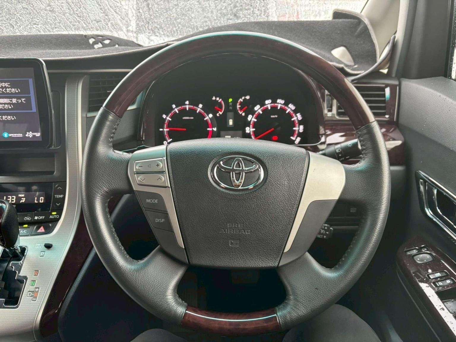 2012 TOYOTA VELLFIRE 2012 TOYOTA VELLFIRE