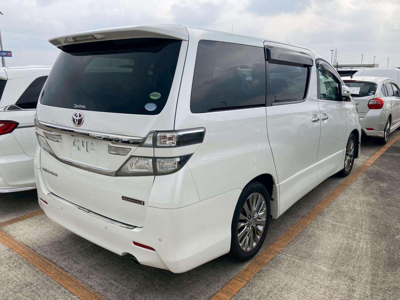 2013 TOYOTA VELLFIRE 2013 TOYOTA VELLFIRE