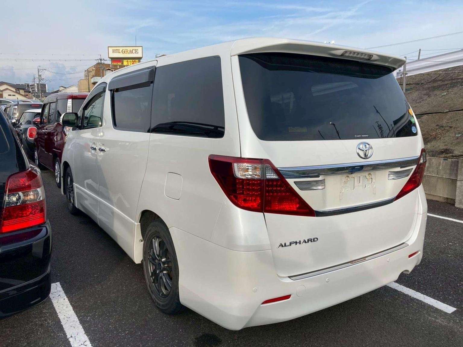 2012 TOYOTA ALPHARD 2012 TOYOTA ALPHARD