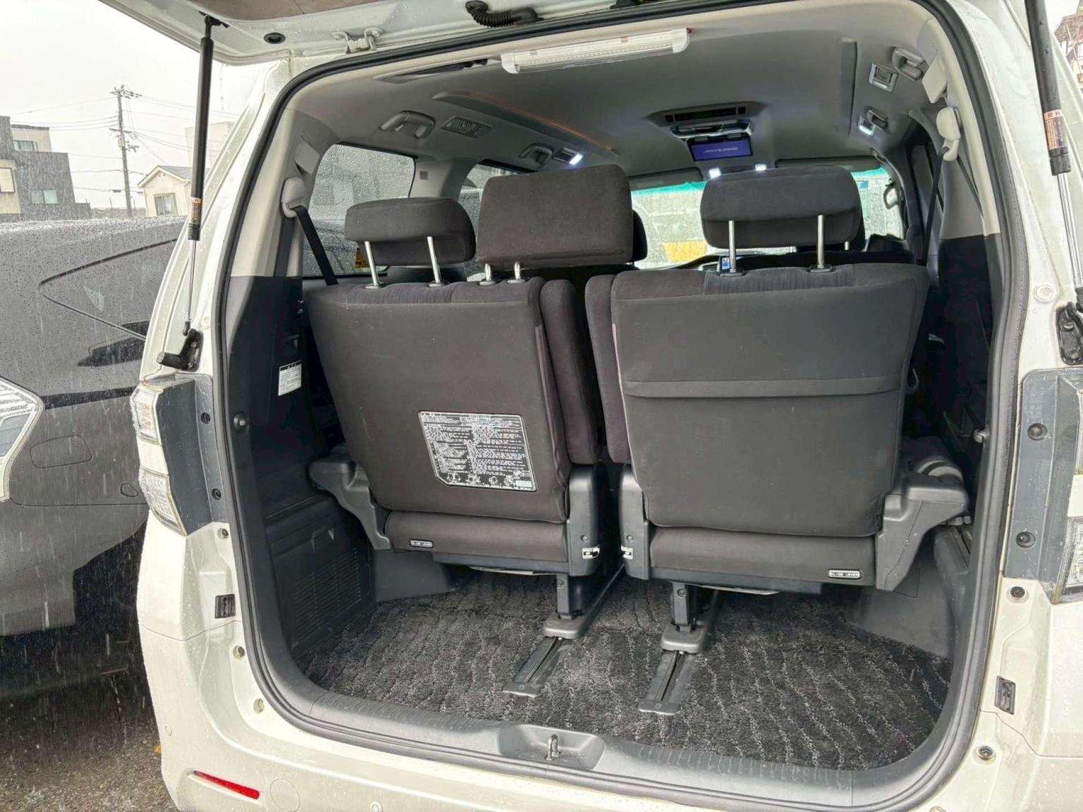 2012 TOYOTA VELLFIRE 2012 TOYOTA VELLFIRE