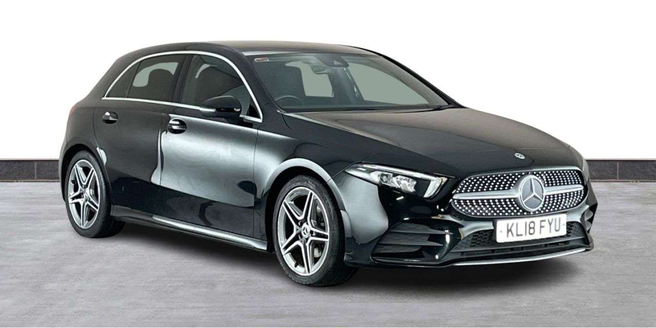 A 2018 MERCEDES-BENZ A CLASS 1.5 A180d AMG Line Hatchback 5dr Diesel 7G-DCT Euro 6 (s/s) (116 ps) A 2018 MERCEDES-BENZ A CLASS 1.5 A180d AMG Line Hatchback 5dr Diesel 7G-DCT Euro 6 (s/s) (116 ps)