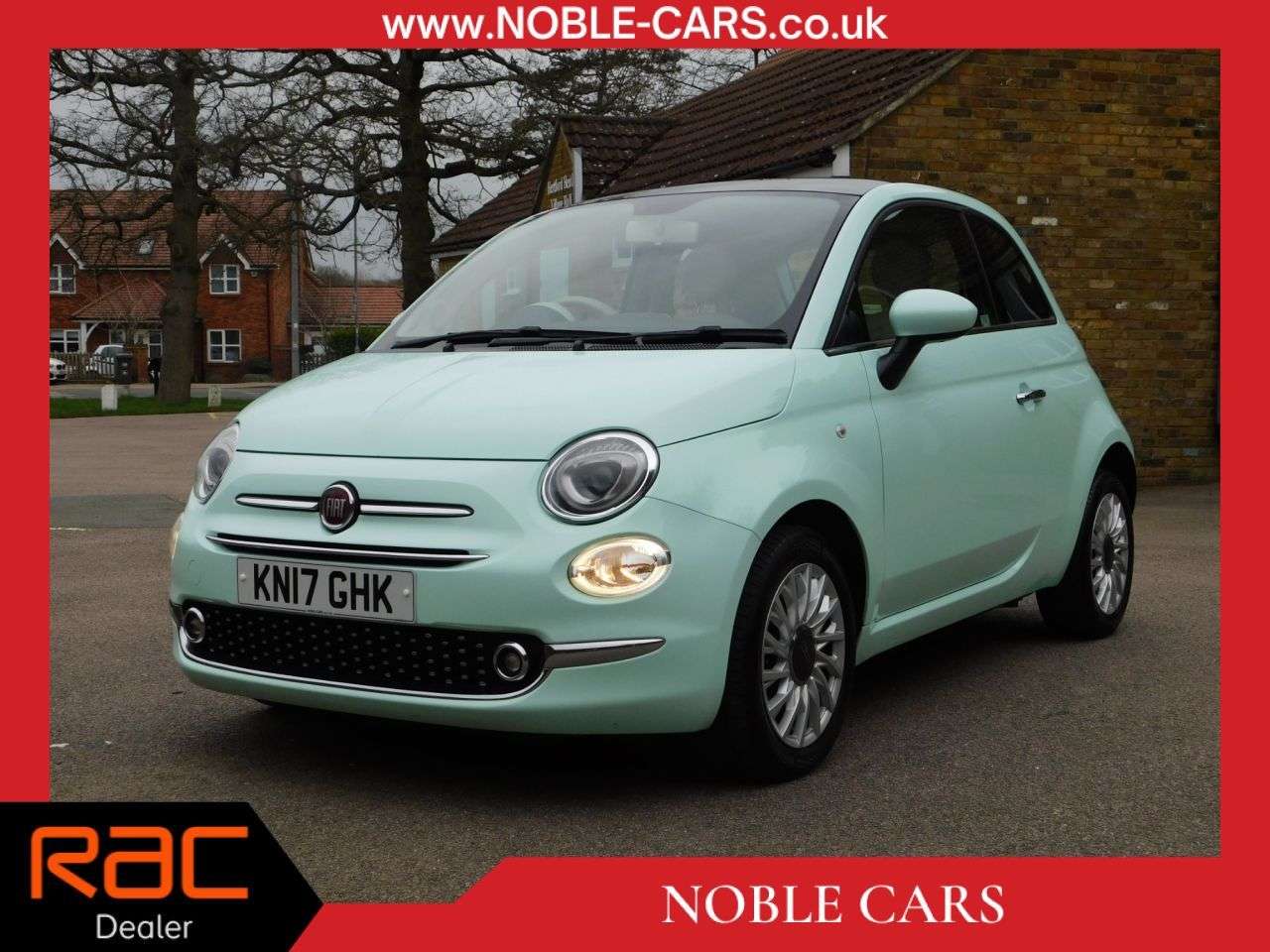 A 2017 FIAT 500 1.2 Lounge Hatchback 3dr Petrol Manual Euro 6 (s/s) (69 bhp) *LOW ROAD TAX, A 2017 FIAT 500 1.2 Lounge Hatchback 3dr Petrol Manual Euro 6 (s/s) (69 bhp) *LOW ROAD TAX,