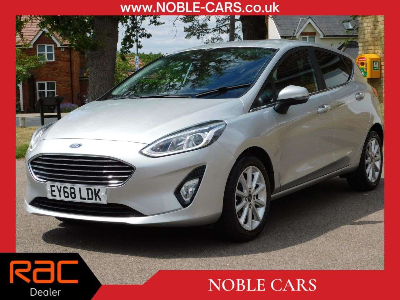 A 2018 FORD FIESTA 1.0T EcoBoost Titanium Hatchback 5dr Petrol Auto Euro 6 (s/s) (100 ps) *FSH A 2018 FORD FIESTA 1.0T EcoBoost Titanium Hatchback 5dr Petrol Auto Euro 6 (s/s) (100 ps) *FSH