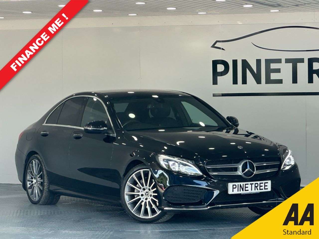 A 2018 MERCEDES-BENZ C-CLASS 2.1 C220d AMG Line (Premium) Saloon 4dr Diesel G-Tronic+ Euro 6 (s/s) (170 A 2018 MERCEDES-BENZ C-CLASS 2.1 C220d AMG Line (Premium) Saloon 4dr Diesel G-Tronic+ Euro 6 (s/s) (170