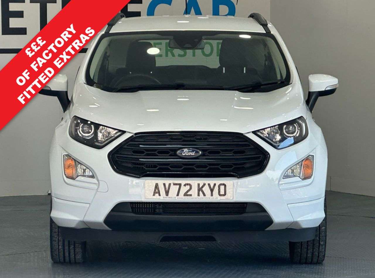 A 2023 FORD ECOSPORT 1.0T EcoBoost GPF ST-Line SUV 5dr Petrol Manual Euro 6 (s/s) (125 ps) A 2023 FORD ECOSPORT 1.0T EcoBoost GPF ST-Line SUV 5dr Petrol Manual Euro 6 (s/s) (125 ps)