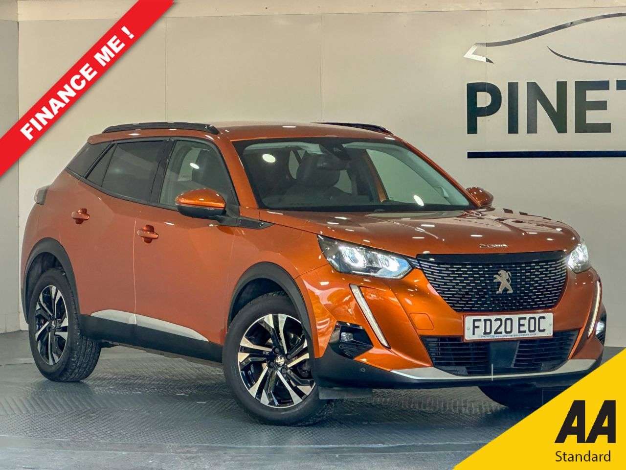 A 2020 PEUGEOT 2008 1.2 PureTech Allure SUV 5dr Petrol Manual Euro 6 (s/s) (100 ps) A 2020 PEUGEOT 2008 1.2 PureTech Allure SUV 5dr Petrol Manual Euro 6 (s/s) (100 ps)