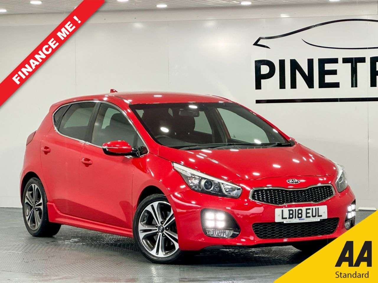 A 2018 KIA CEED 1.6 CRDi GT-Line Hatchback 5dr Diesel Manual Euro 6 (s/s) (134 bhp) A 2018 KIA CEED 1.6 CRDi GT-Line Hatchback 5dr Diesel Manual Euro 6 (s/s) (134 bhp)