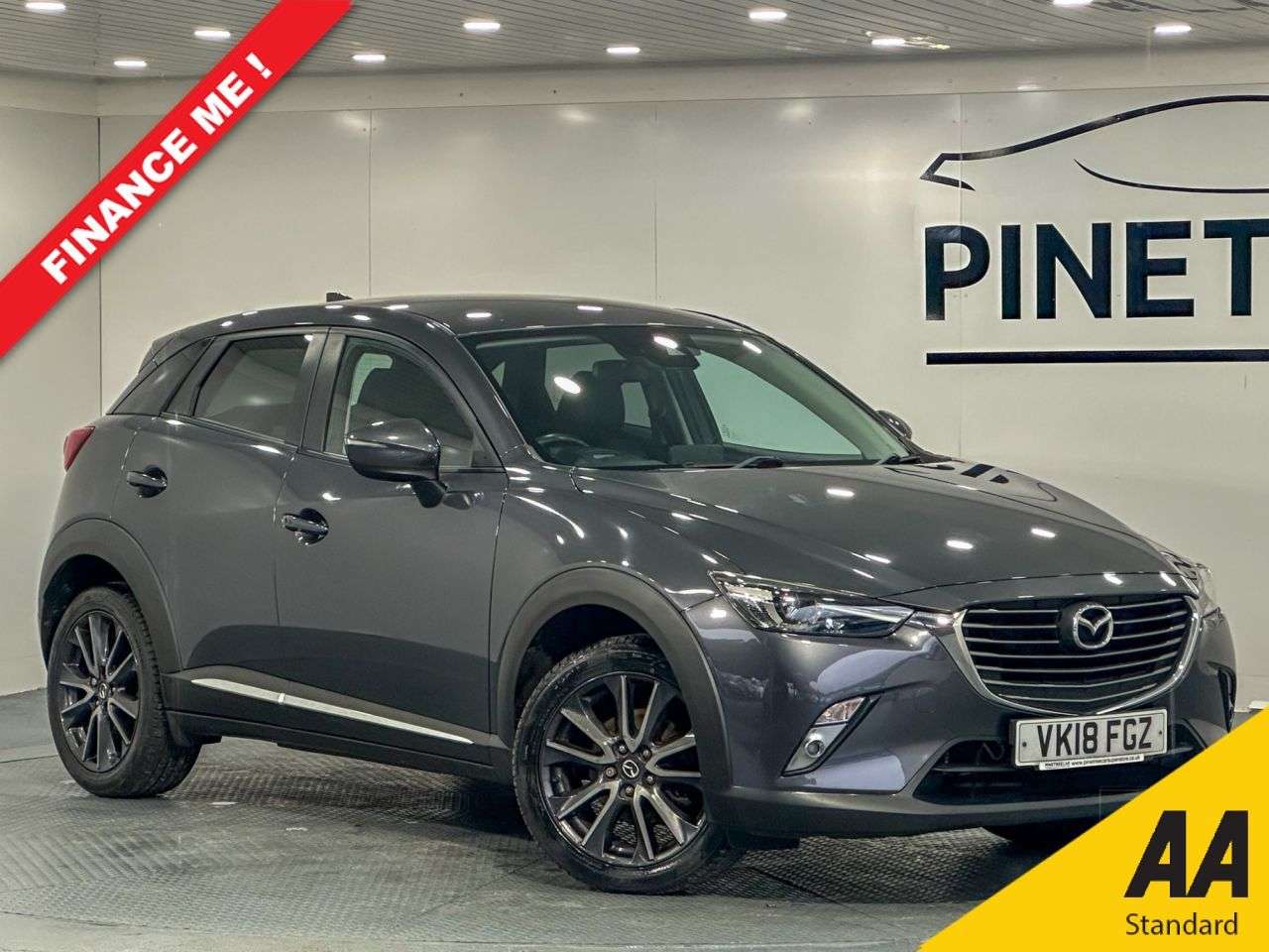 A 2018 MAZDA CX-3 1.5 SKYACTIV-D Sport Nav SUV 5dr Diesel Manual Euro 6 (s/s) (105 ps) A 2018 MAZDA CX-3 1.5 SKYACTIV-D Sport Nav SUV 5dr Diesel Manual Euro 6 (s/s) (105 ps)