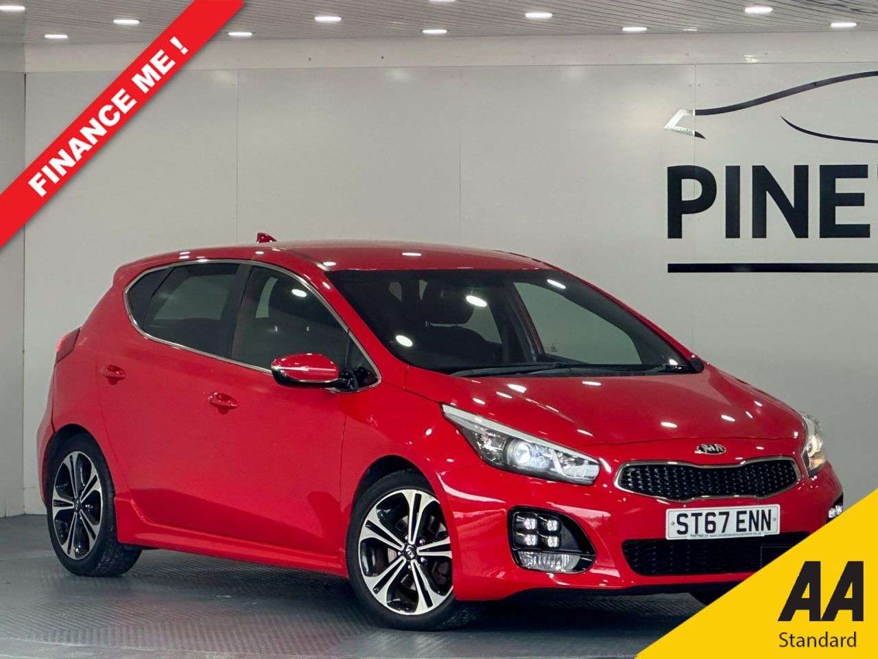 A 2017 KIA CEED 1.0 T-GDi GT-Line Hatchback 5dr Petrol Manual Euro 6 (s/s) (118 bhp) A 2017 KIA CEED 1.0 T-GDi GT-Line Hatchback 5dr Petrol Manual Euro 6 (s/s) (118 bhp)
