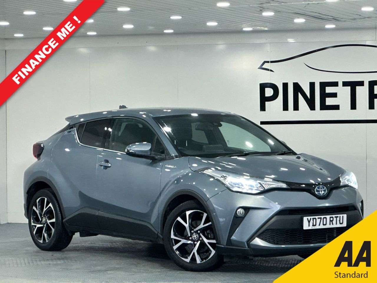 A 2020 TOYOTA C-HR 1.8 VVT-h Design SUV 5dr Petrol Hybrid CVT Euro 6 (s/s) (122 ps) A 2020 TOYOTA C-HR 1.8 VVT-h Design SUV 5dr Petrol Hybrid CVT Euro 6 (s/s) (122 ps)