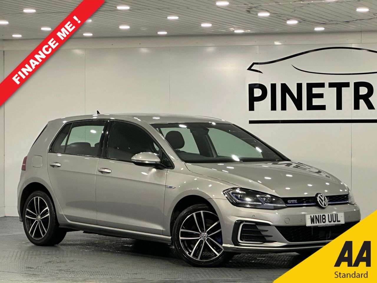A 2018 VOLKSWAGEN GOLF 1.4 TSI 8.7kWh GTE Hatchback 5dr Petrol Plug-in Hybrid DSG Euro 6 (s/s) (20 A 2018 VOLKSWAGEN GOLF 1.4 TSI 8.7kWh GTE Hatchback 5dr Petrol Plug-in Hybrid DSG Euro 6 (s/s) (20