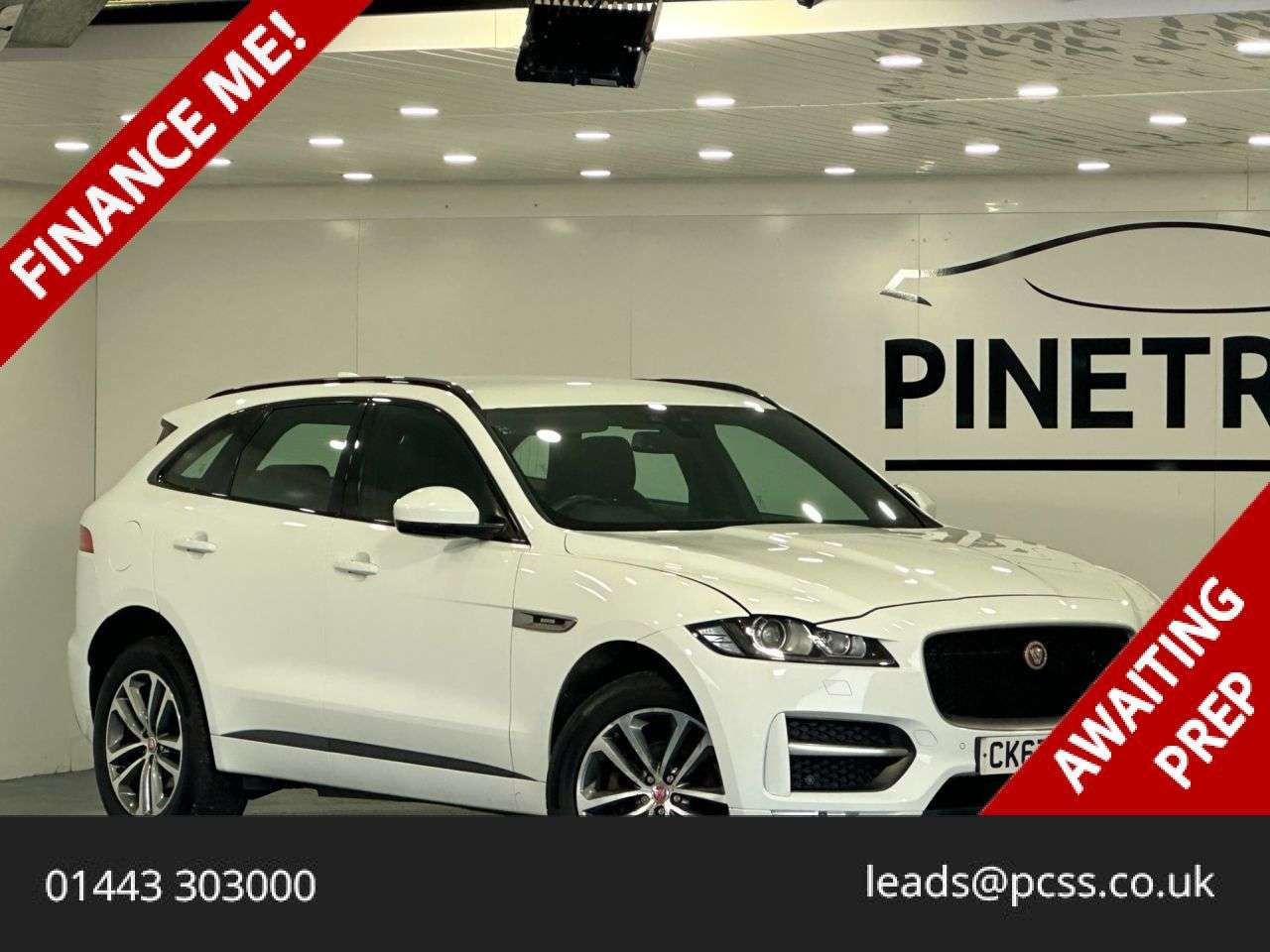 A 2018 JAGUAR F-PACE 2.0 D180 R-Sport SUV 5dr Diesel Auto AWD Euro 6 (s/s) (180 ps) A 2018 JAGUAR F-PACE 2.0 D180 R-Sport SUV 5dr Diesel Auto AWD Euro 6 (s/s) (180 ps)