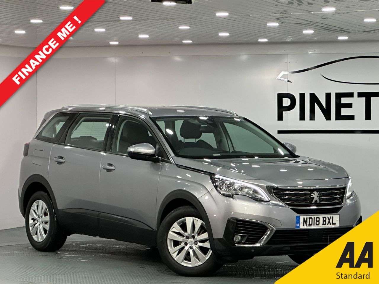 A 2018 PEUGEOT 5008 1.2 PureTech Active SUV 5dr Petrol EAT Euro 6 (s/s) (130 ps) A 2018 PEUGEOT 5008 1.2 PureTech Active SUV 5dr Petrol EAT Euro 6 (s/s) (130 ps)