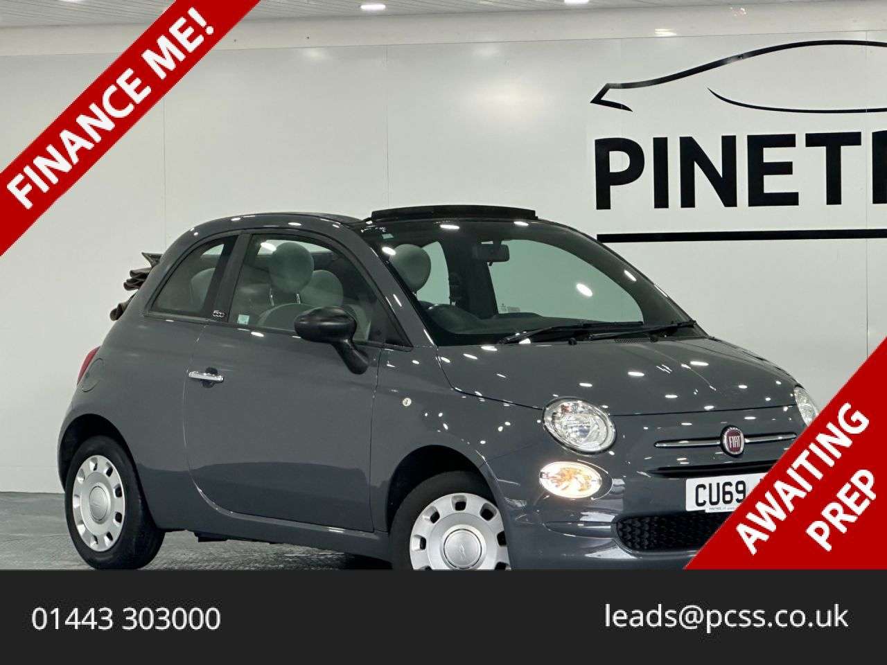 A 2020 FIAT 500C 1.2 Pop Convertible 2dr Petrol Manual Euro 6 (s/s) (69 bhp) A 2020 FIAT 500C 1.2 Pop Convertible 2dr Petrol Manual Euro 6 (s/s) (69 bhp)