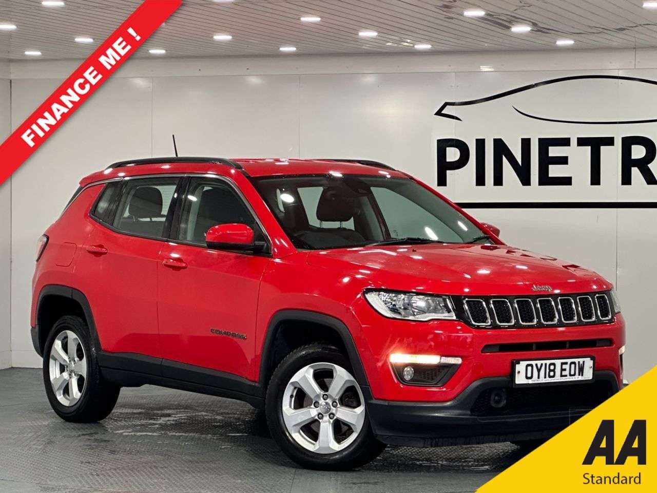 A 2018 JEEP COMPASS 2.0 MultiJetII Longitude SUV 5dr Diesel Manual 4WD Euro 6 (s/s) (140 ps) A 2018 JEEP COMPASS 2.0 MultiJetII Longitude SUV 5dr Diesel Manual 4WD Euro 6 (s/s) (140 ps)