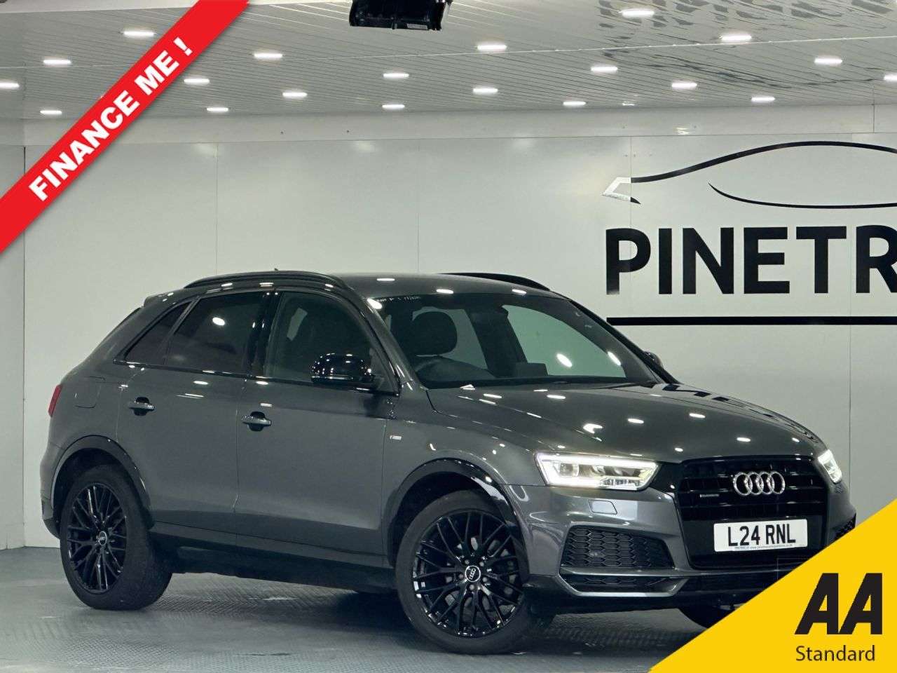 A 2017 AUDI Q3 2.0 TFSI Black Edition SUV 5dr Petrol S Tronic quattro Euro 6 (s/s) (180 ps A 2017 AUDI Q3 2.0 TFSI Black Edition SUV 5dr Petrol S Tronic quattro Euro 6 (s/s) (180 ps