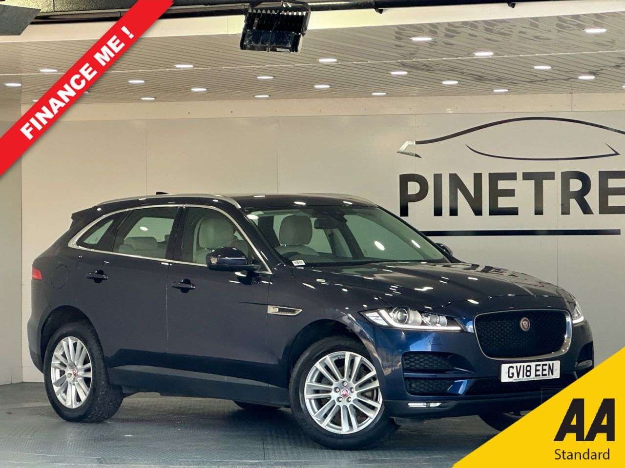A 2018 JAGUAR F-PACE 2.0 D180 Portfolio SUV 5dr Diesel Auto AWD Euro 6 (s/s) (180 ps) A 2018 JAGUAR F-PACE 2.0 D180 Portfolio SUV 5dr Diesel Auto AWD Euro 6 (s/s) (180 ps)
