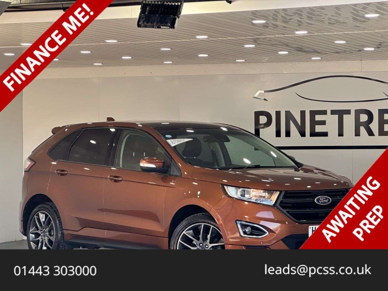 A 2018 FORD EDGE 2.0 TDCi Sport SUV 5dr Diesel Powershift AWD Euro 6 (s/s) (210 ps) A 2018 FORD EDGE 2.0 TDCi Sport SUV 5dr Diesel Powershift AWD Euro 6 (s/s) (210 ps)