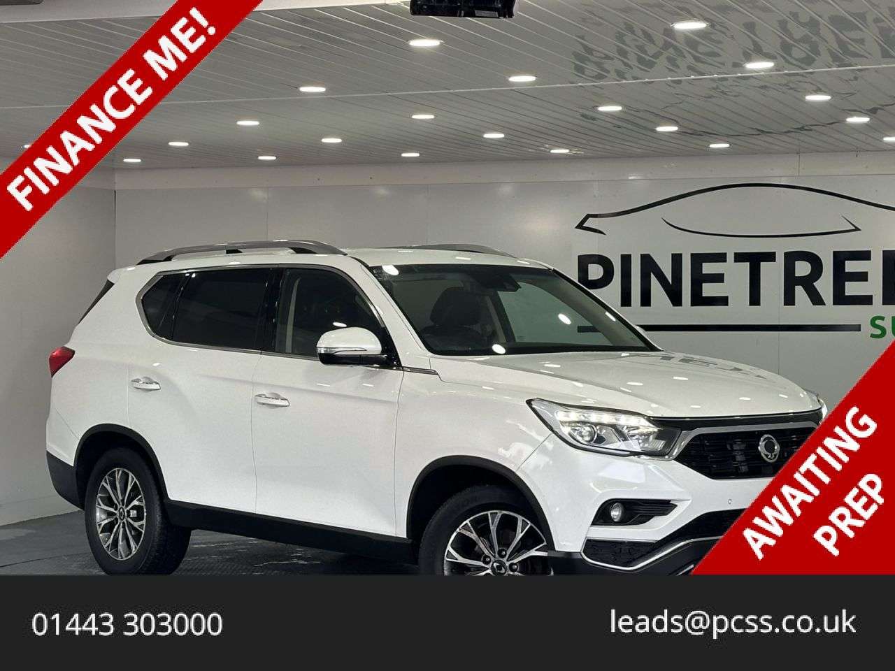 A 2019 SSANGYONG REXTON 2.2D Ice SUV 5dr Diesel T-Tronic 4WD Euro 6 (181 ps) A 2019 SSANGYONG REXTON 2.2D Ice SUV 5dr Diesel T-Tronic 4WD Euro 6 (181 ps)