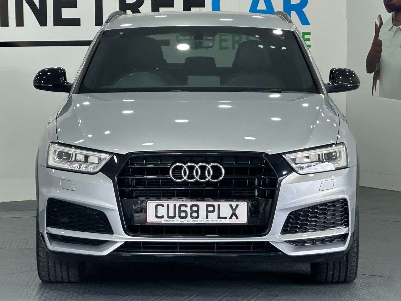A 2018 AUDI Q3 1.4 TFSI CoD Black Edition SUV 5dr Petrol S Tronic Euro 6 (s/s) (150 ps) A 2018 AUDI Q3 1.4 TFSI CoD Black Edition SUV 5dr Petrol S Tronic Euro 6 (s/s) (150 ps)