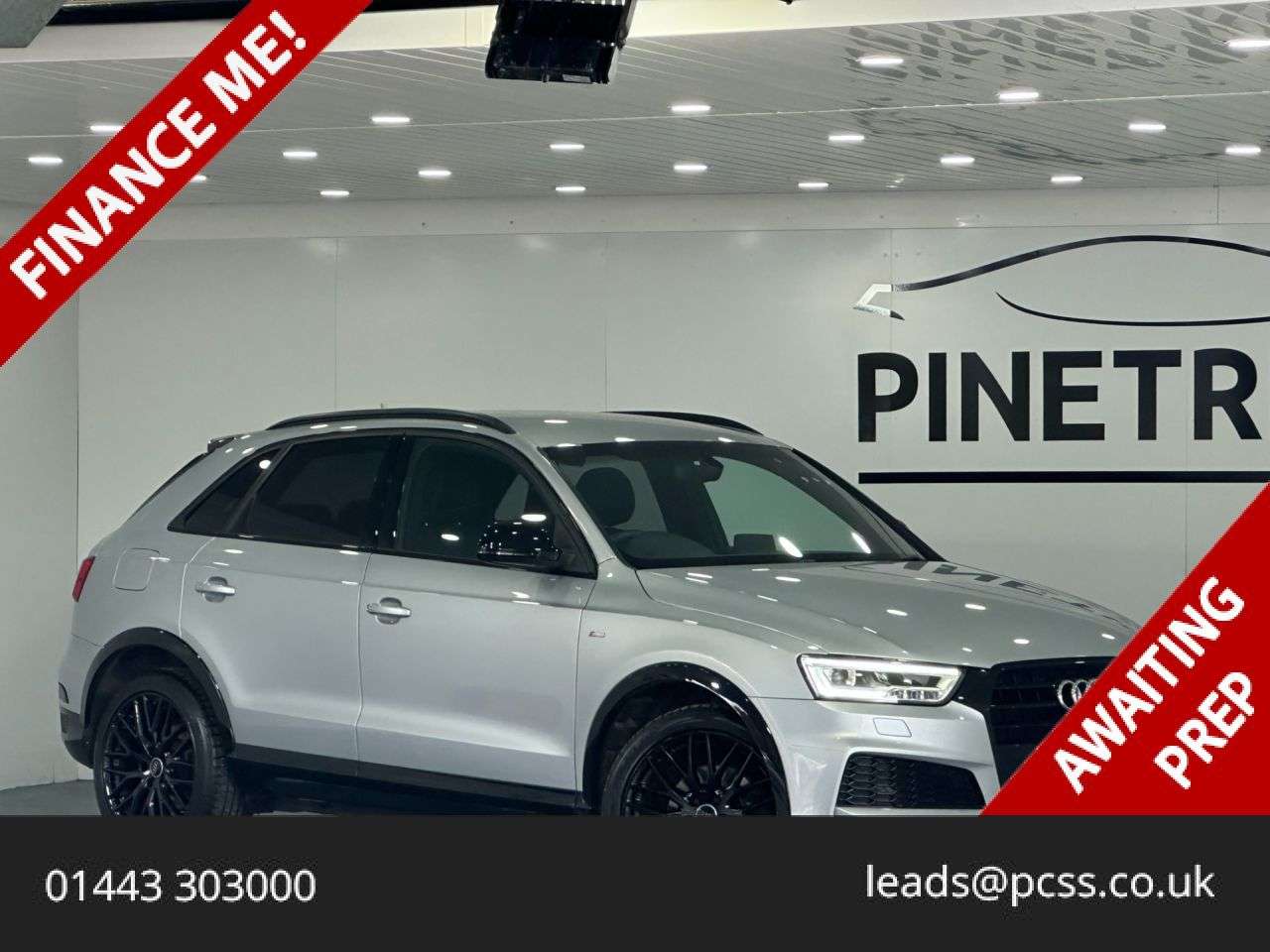A 2018 AUDI Q3 1.4 TFSI CoD Black Edition SUV 5dr Petrol S Tronic Euro 6 (s/s) (150 ps) A 2018 AUDI Q3 1.4 TFSI CoD Black Edition SUV 5dr Petrol S Tronic Euro 6 (s/s) (150 ps)