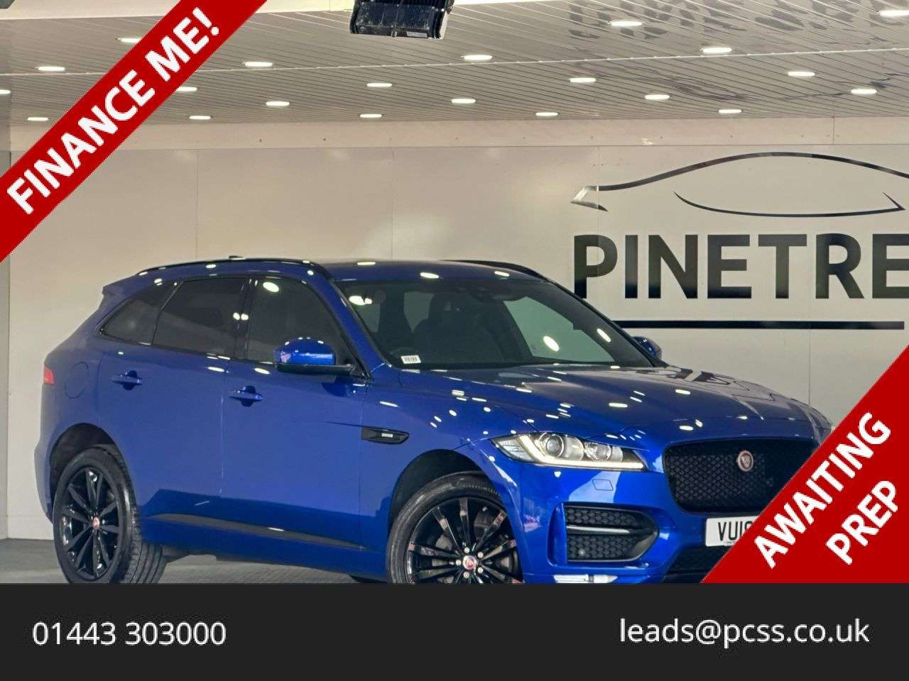 A 2018 JAGUAR F-PACE 2.0 D180 R-Sport SUV 5dr Diesel Auto AWD Euro 6 (s/s) (180 ps) A 2018 JAGUAR F-PACE 2.0 D180 R-Sport SUV 5dr Diesel Auto AWD Euro 6 (s/s) (180 ps)
