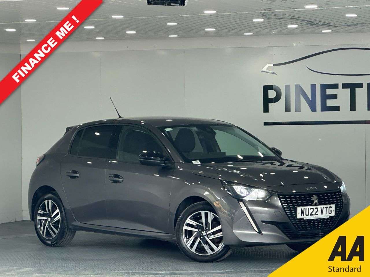 A 2022 PEUGEOT 208 1.2 PureTech Allure Premium Hatchback 5dr Petrol Manual Euro 6 (s/s) (100 p A 2022 PEUGEOT 208 1.2 PureTech Allure Premium Hatchback 5dr Petrol Manual Euro 6 (s/s) (100 p