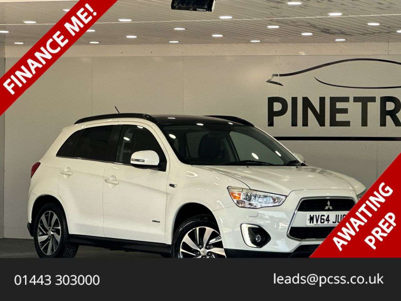 A 2014 MITSUBISHI ASX 2.2 DI-D 4 SUV 5dr Diesel Auto 4WD Euro 5 (s/s) (150 ps) A 2014 MITSUBISHI ASX 2.2 DI-D 4 SUV 5dr Diesel Auto 4WD Euro 5 (s/s) (150 ps)