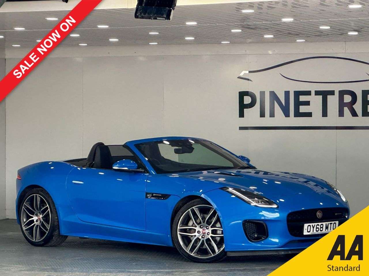 A 2018 JAGUAR F-TYPE 2.0i GPF R-Dynamic Convertible 2dr Petrol Auto Euro 6 (s/s) (300 ps) A 2018 JAGUAR F-TYPE 2.0i GPF R-Dynamic Convertible 2dr Petrol Auto Euro 6 (s/s) (300 ps)