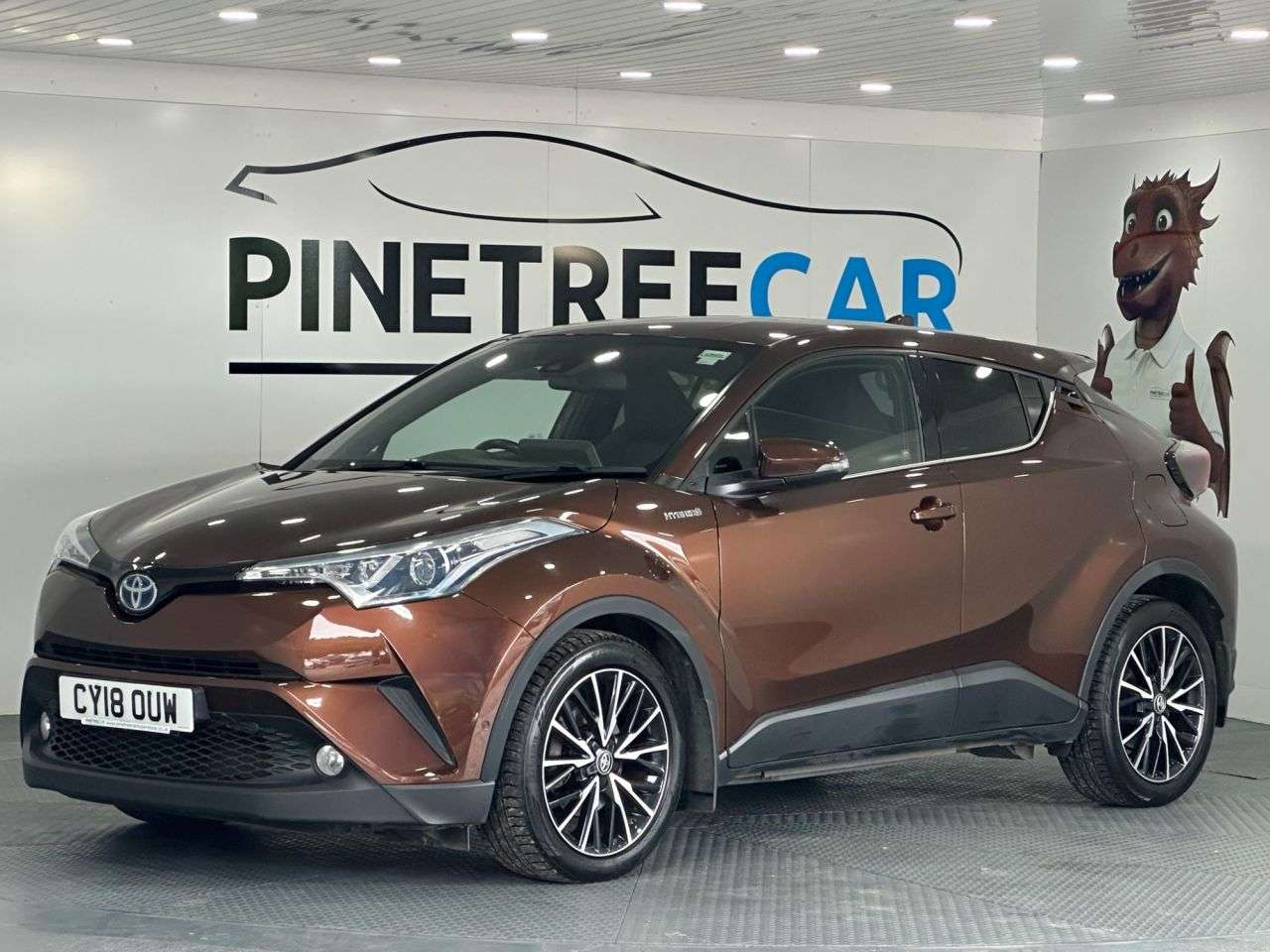 A 2018 TOYOTA C-HR 1.8 VVT-h Excel SUV 5dr Petrol Hybrid CVT Euro 6 (s/s) (122 ps) A 2018 TOYOTA C-HR 1.8 VVT-h Excel SUV 5dr Petrol Hybrid CVT Euro 6 (s/s) (122 ps)