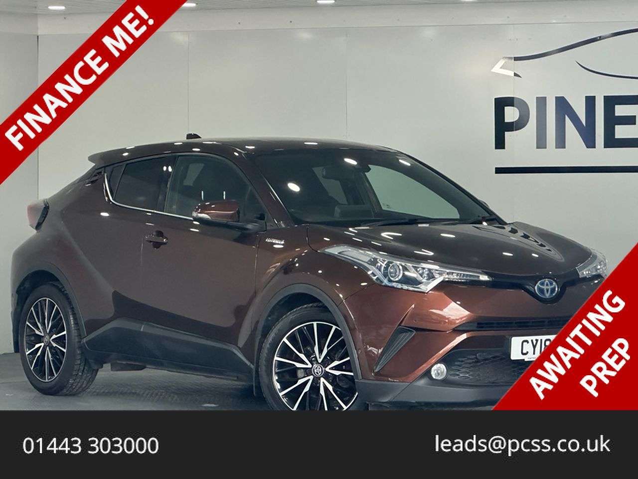 A 2018 TOYOTA C-HR 1.8 VVT-h Excel SUV 5dr Petrol Hybrid CVT Euro 6 (s/s) (122 ps) A 2018 TOYOTA C-HR 1.8 VVT-h Excel SUV 5dr Petrol Hybrid CVT Euro 6 (s/s) (122 ps)