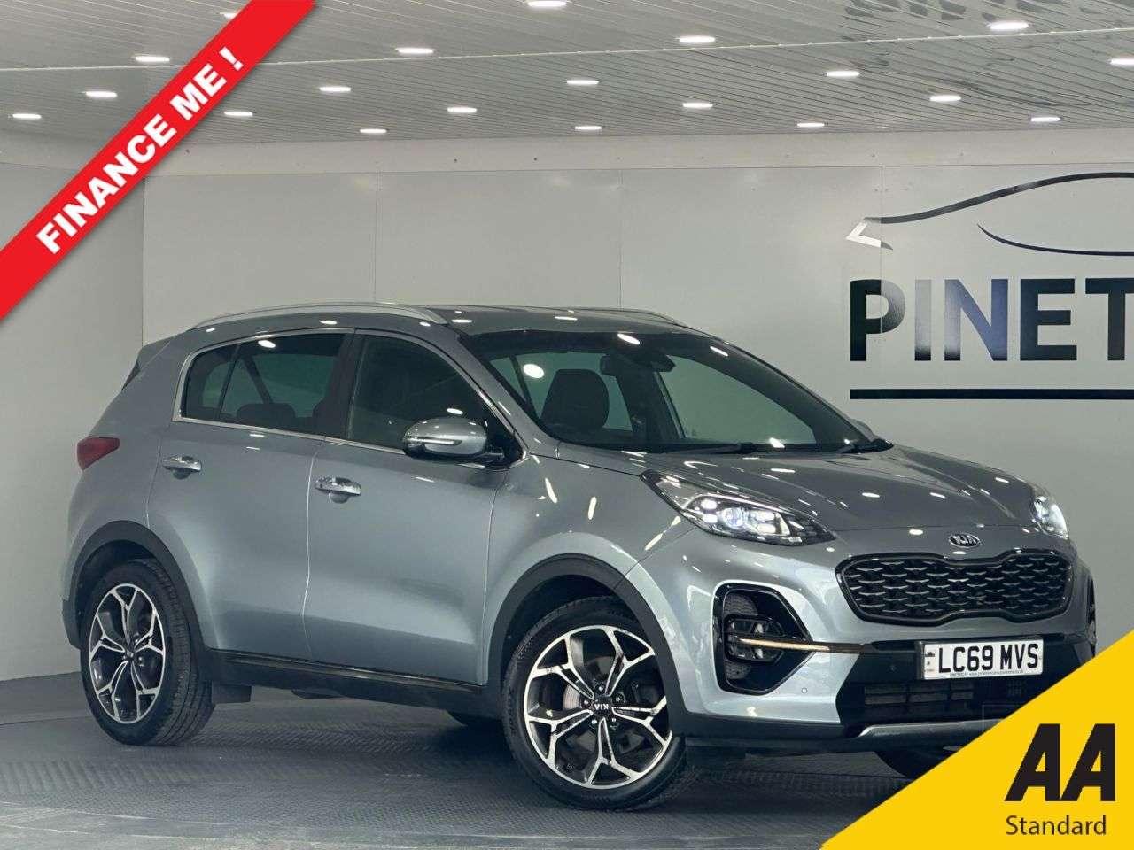 A 2019 KIA SPORTAGE 1.6 T-GDi GT-Line SUV 5dr Petrol Manual Euro 6 (s/s) (174 bhp) A 2019 KIA SPORTAGE 1.6 T-GDi GT-Line SUV 5dr Petrol Manual Euro 6 (s/s) (174 bhp)
