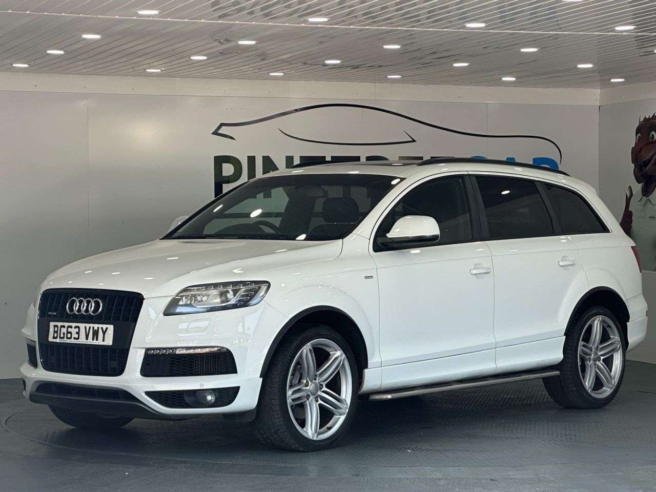 A 2013 AUDI Q7 3.0 TDI V6 S line Plus SUV 5dr Diesel Tiptronic quattro Euro 5 (s/s) (245 p A 2013 AUDI Q7 3.0 TDI V6 S line Plus SUV 5dr Diesel Tiptronic quattro Euro 5 (s/s) (245 p