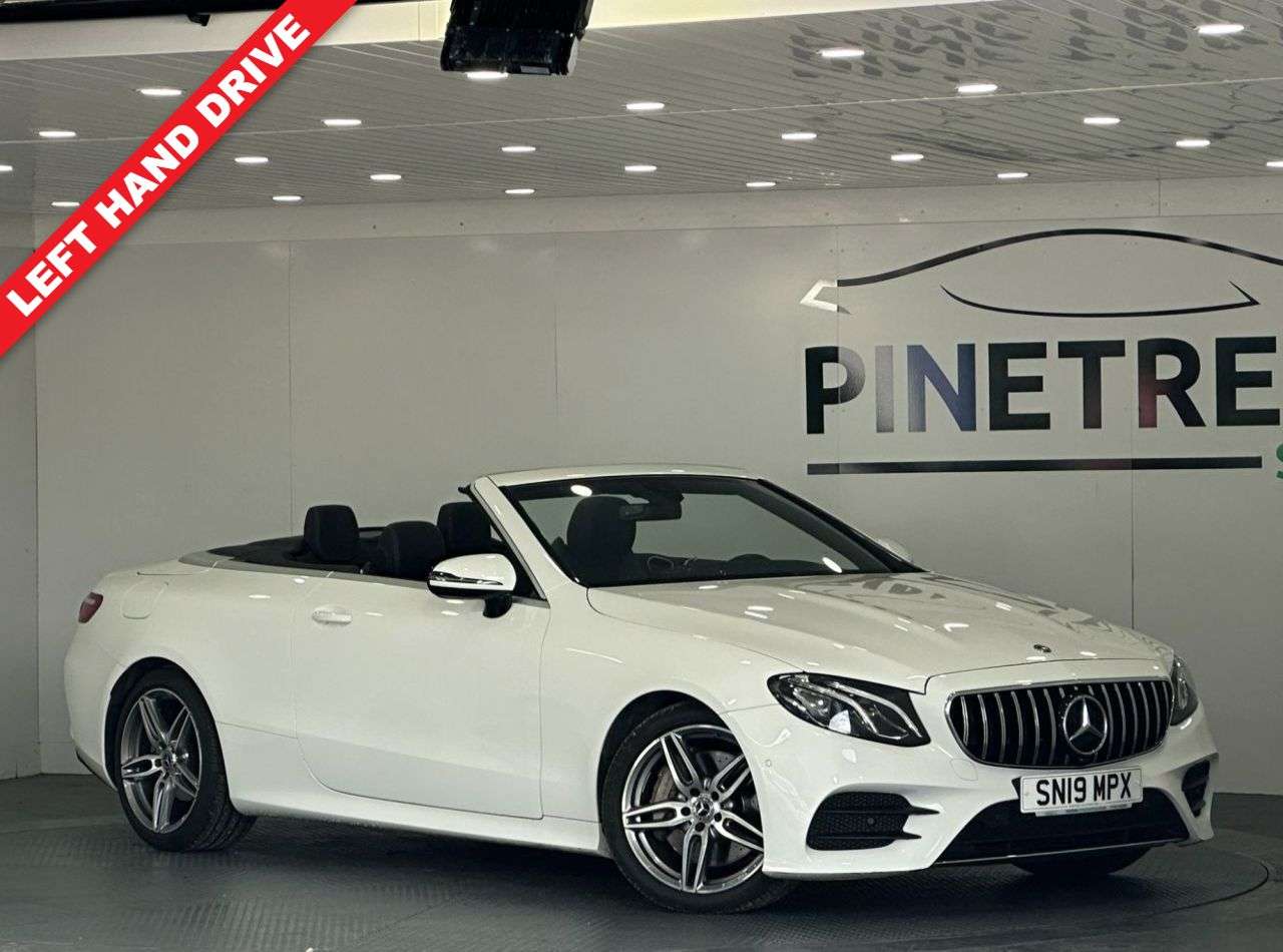 A 2019 MERCEDES-BENZ E-CLASS 2.0 E300 GPF AMG Line Cabriolet 2dr Petrol G-Tronic+ Euro 6 (s/s) (245 ps) A 2019 MERCEDES-BENZ E-CLASS 2.0 E300 GPF AMG Line Cabriolet 2dr Petrol G-Tronic+ Euro 6 (s/s) (245 ps)