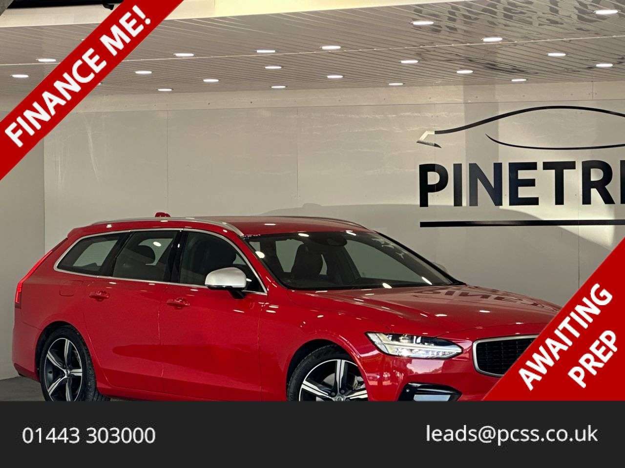 A 2017 VOLVO V90 2.0 D5 PowerPulse R-Design Estate 5dr Diesel Auto AWD Euro 6 (s/s) (235 ps) A 2017 VOLVO V90 2.0 D5 PowerPulse R-Design Estate 5dr Diesel Auto AWD Euro 6 (s/s) (235 ps)