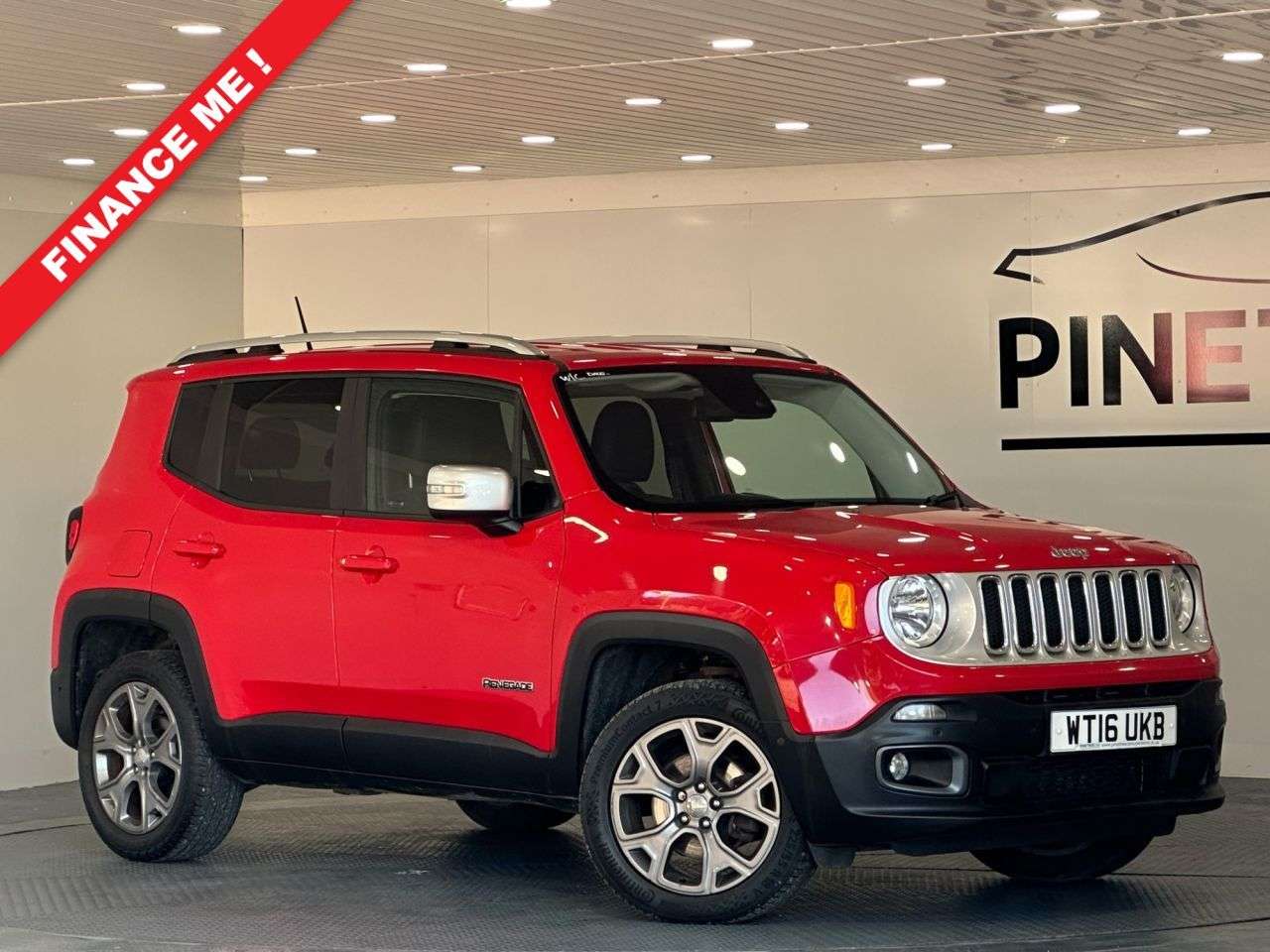A 2016 JEEP RENEGADE 2.0 MultiJetII Limited SUV 5dr Diesel Manual 4WD Euro 6 (s/s) (140 ps) A 2016 JEEP RENEGADE 2.0 MultiJetII Limited SUV 5dr Diesel Manual 4WD Euro 6 (s/s) (140 ps)