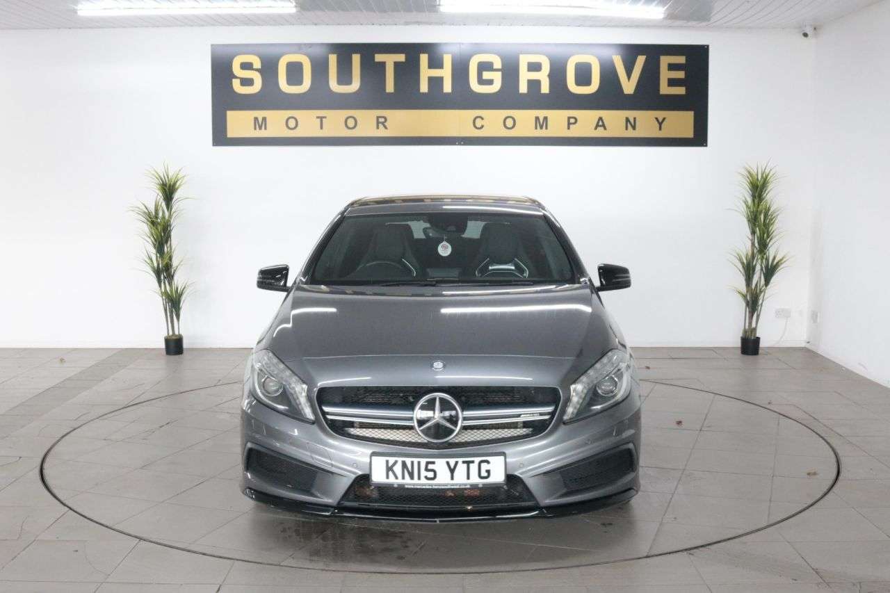 A 2015 MERCEDES-BENZ A-CLASS 2.0 A45 AMG Hatchback 5dr Petrol SpdS DCT 4MATIC Euro 6 (s/s) (360 ps) * EX A 2015 MERCEDES-BENZ A-CLASS 2.0 A45 AMG Hatchback 5dr Petrol SpdS DCT 4MATIC Euro 6 (s/s) (360 ps) * EX