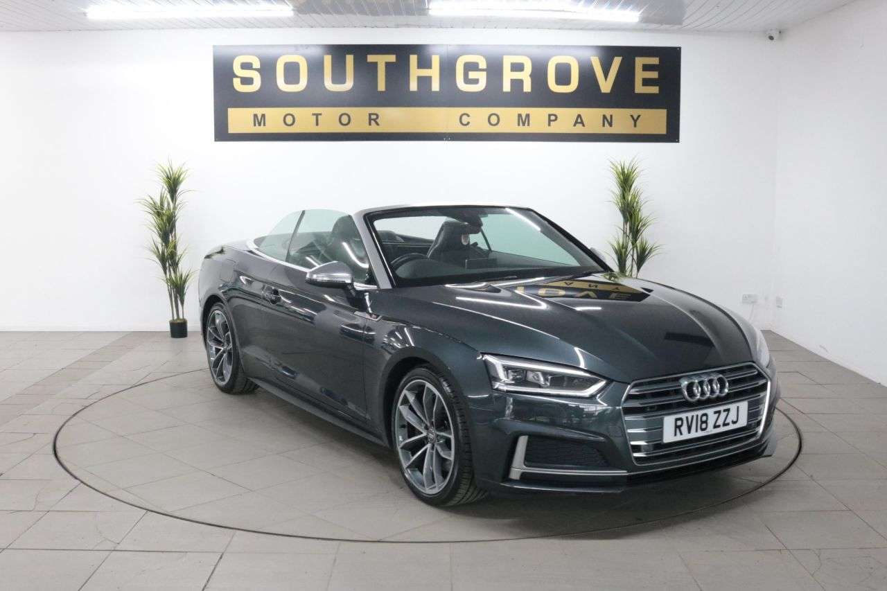 A 2018 AUDI S5 3.0 TFSI V6 Cabriolet 2dr Petrol Tiptronic quattro Euro 6 (s/s) (354 ps) * A 2018 AUDI S5 3.0 TFSI V6 Cabriolet 2dr Petrol Tiptronic quattro Euro 6 (s/s) (354 ps) *