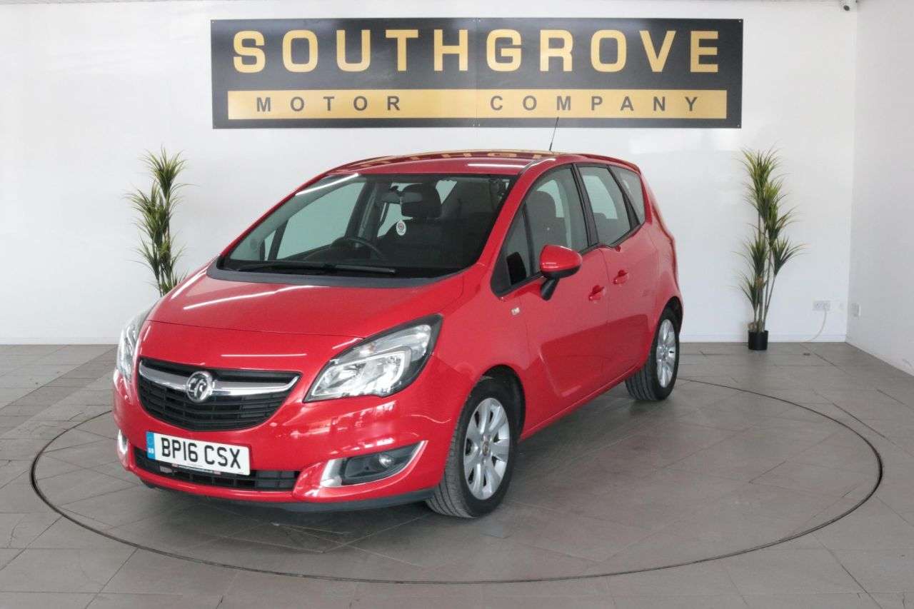 A 2016 VAUXHALL MERIVA 1.4i Life MPV 5dr Petrol Manual Euro 6 (100 ps) * EXTENDED WARRANTIES AVAIL A 2016 VAUXHALL MERIVA 1.4i Life MPV 5dr Petrol Manual Euro 6 (100 ps) * EXTENDED WARRANTIES AVAIL
