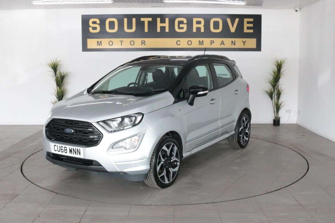 A 2018 FORD ECOSPORT 1.5 EcoBlue ST-Line SUV 5dr Diesel Manual Euro 6 (s/s) (100 ps) * EXTENDED A 2018 FORD ECOSPORT 1.5 EcoBlue ST-Line SUV 5dr Diesel Manual Euro 6 (s/s) (100 ps) * EXTENDED